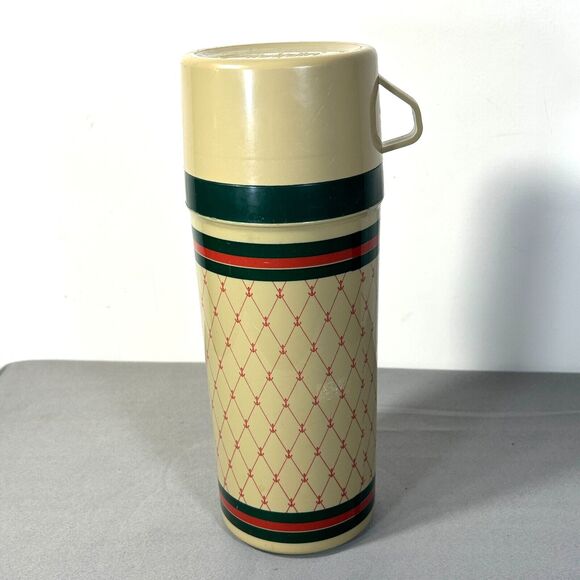 Vintage Aladdin Insulated Thermos Bottle Design Rare 1qt Made in USA - Picture 1 of 4